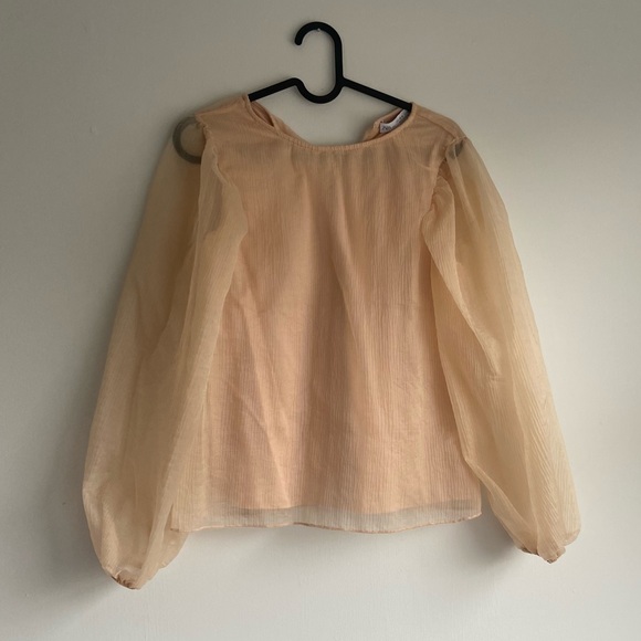 Zara Kids Blouse Balloon Sleeves - Picture 2 of 7